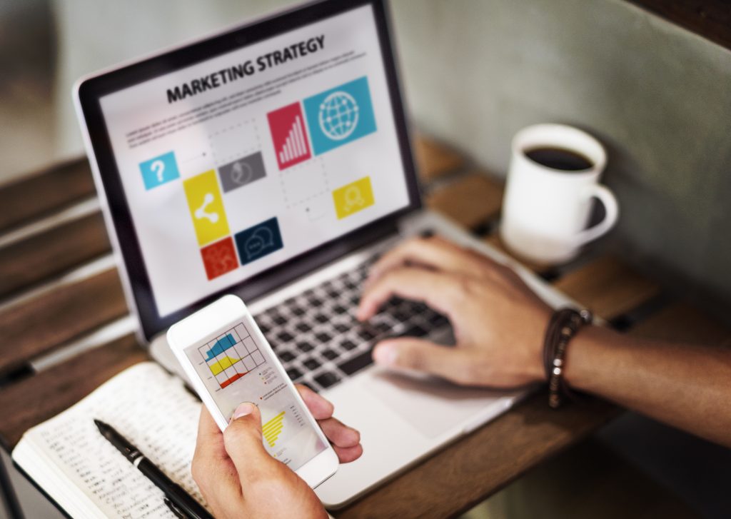 Digital Marketing Services in Australia Peerji 2 marketing strategy connting digital devices concept